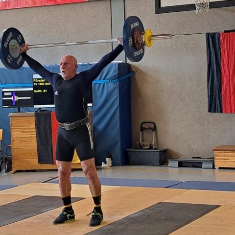 Klaus Förster 73 kg Deutscher Rekord